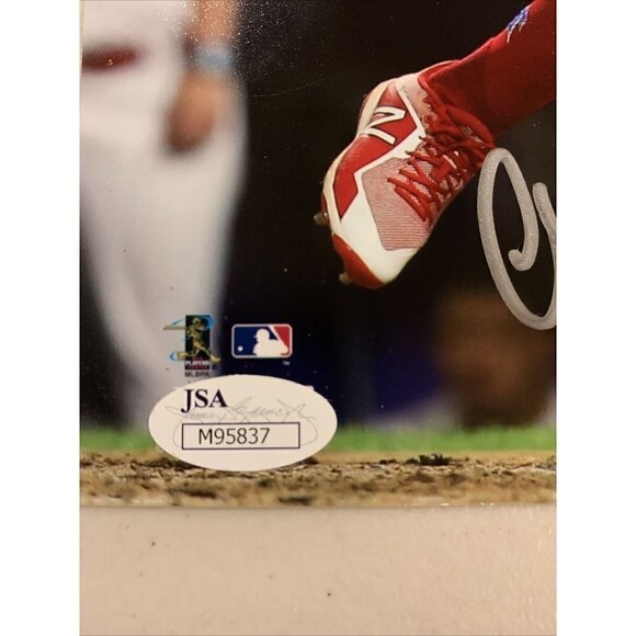 Odubel Herrera autograph signed Philadelphia Phillies 8x10 photo JSA - Picture 3 of 4